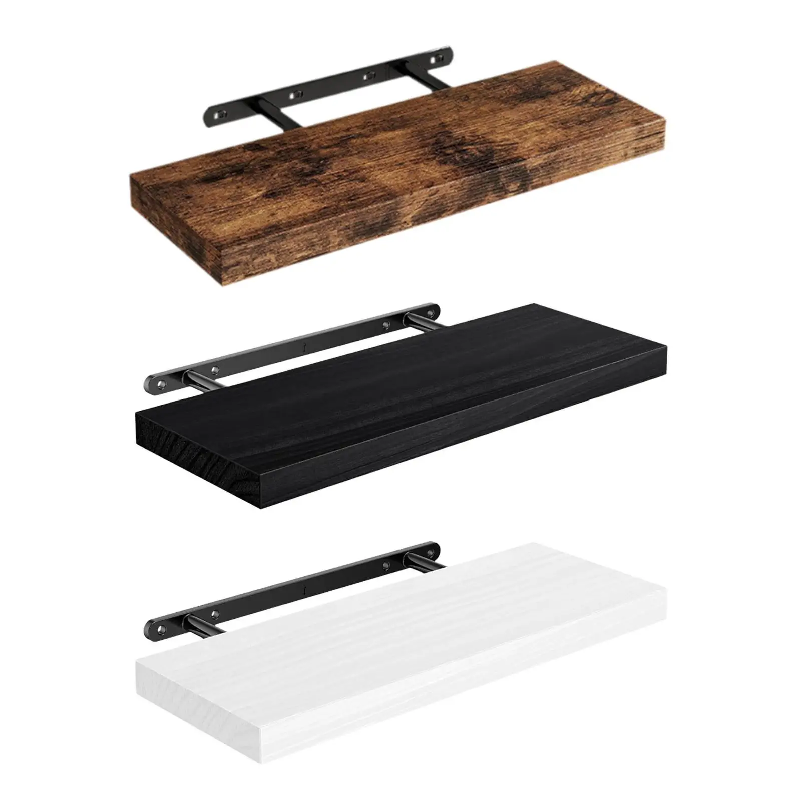 Shelf Bracket Pair - ชั้นวางของติดผนังสำหรับตกแต่ง แข็งแรง ทนทาน อเนกประสงค์ พร้อมขายึดแบบซ่อน สำหรับห้องนั่งเล่น