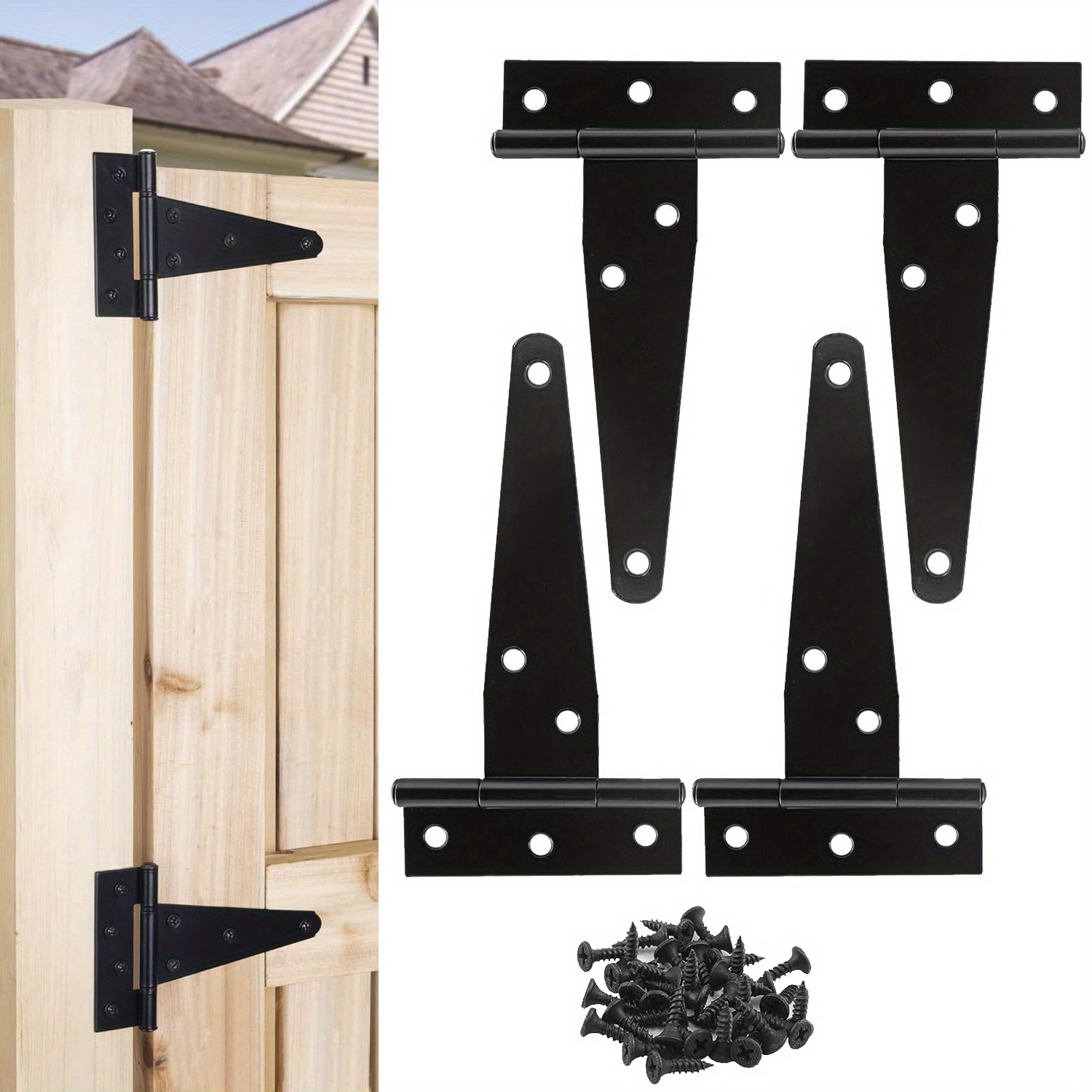 Cabinet Hinge Overlay - 4 ชิ้น Heavy Duty T -