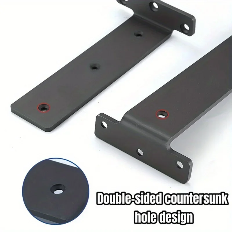 Shelf Bracket Pair - ขายึดชั้นวางติดผนังรูปตัว L ขนาด 6 นิ้ว แบบเหล็กแข็งแรงพิเศษ