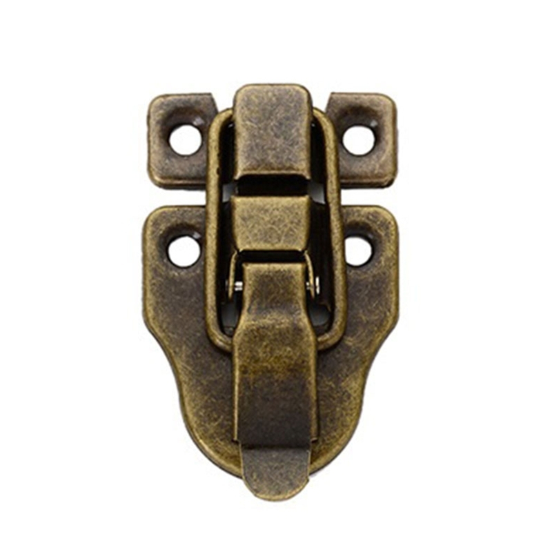 Furniture Hardware Shop - กล่องเครื่องประดับโบราณล็อคสำหรับสลักกล่องไม้ตกแต่งหัวเข็มขัดล็อคง่ายต่อการIns