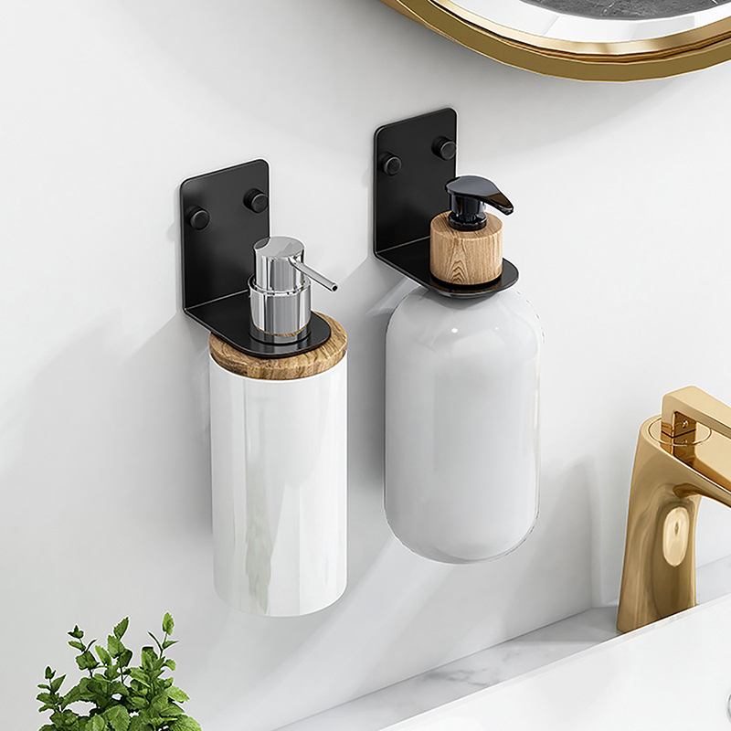 Shelf Bracket Pair - ที่วางขวดสบู่สแตนเลส 1 ชิ้น ติดผนัง ไม่ต้องเจาะ ชั้นวางเก็บของ