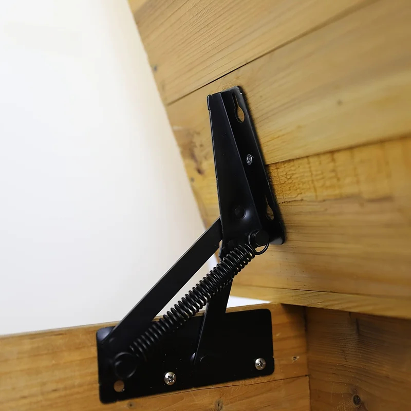 Cabinet Hinge Overlay - เหล็กกล้าสำหรับงานหนัก 80 ° บานพับสปริงยกพับได้สำหรับตู้ โซฟา เตียง