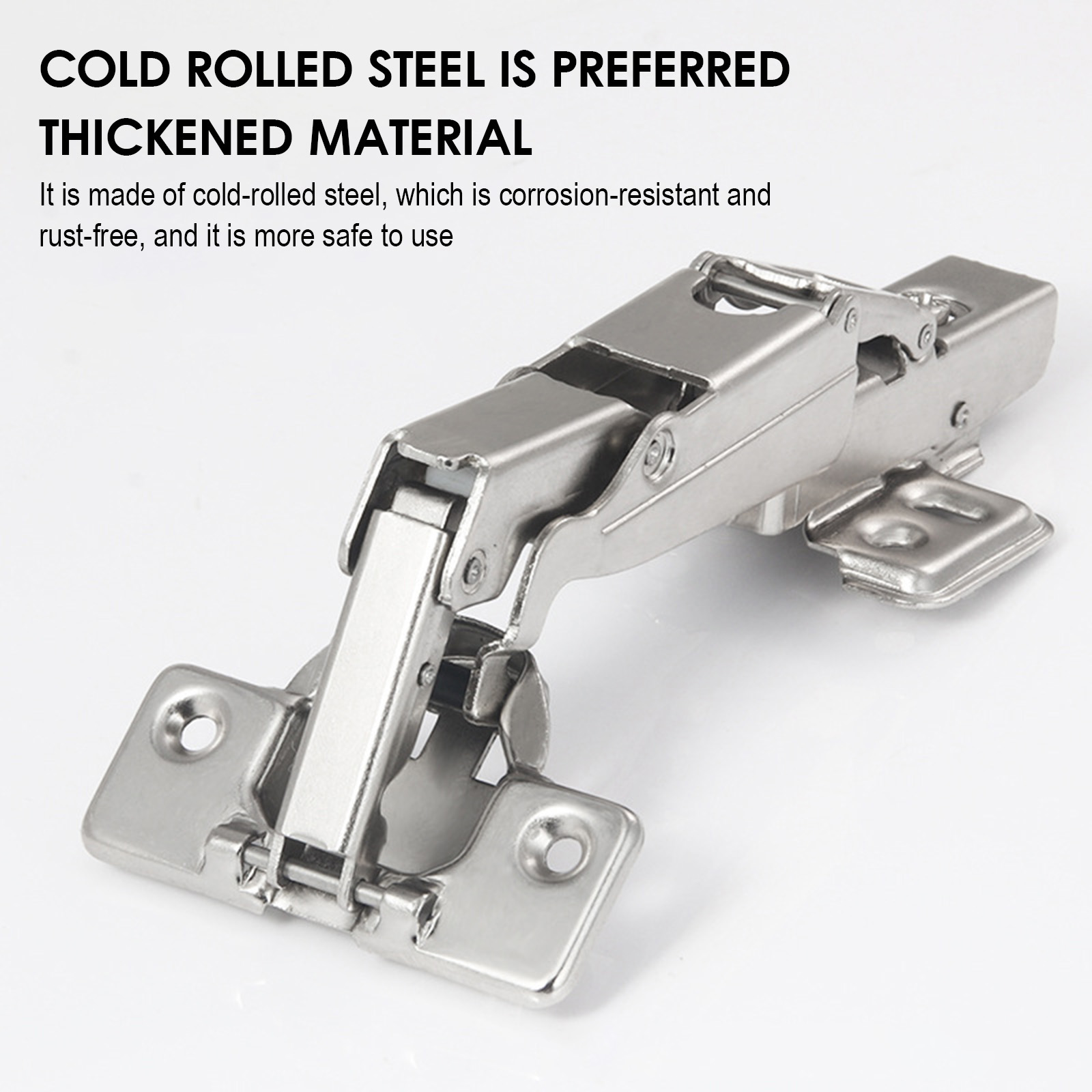 Cabinet Hinge Overlay - บานพับตู้ 165 องศา/180 องศา พร้อมระบบไฮดรอลิกลดแรงกระแทกแบบเงียบ สำหรับตู้ครัว
