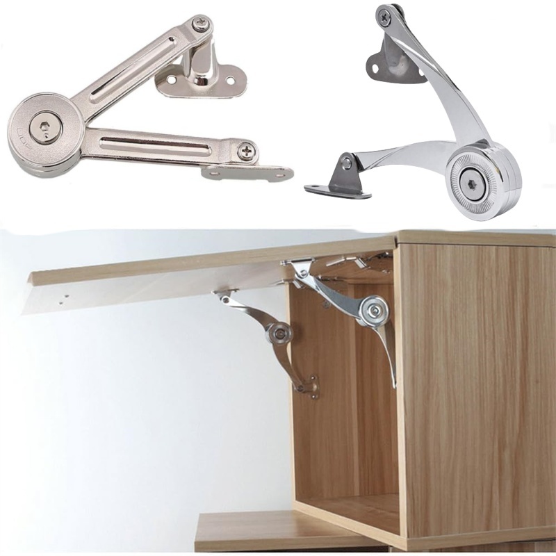 Unique Furniture Hardware - บานพับหยุดแบบสุ่มที่ปลอดภัย บานพับรองรับการยกขึ้นแบบปรับได้ การออกแบบการยกที่ไม่ซ้ําใครสําหรับฮาร์ดแวร์เฟอร์นิเจอร์ประตูตู้