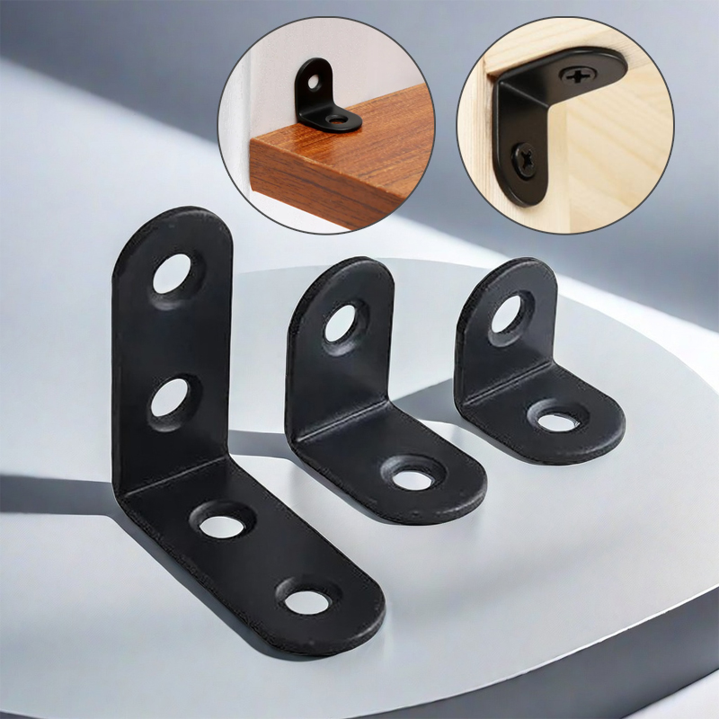 Shelf Bracket Pair - ขายึด L 12 ชิ้น แบบมุมฉาก, ข้อต่อมุมฉาก,
