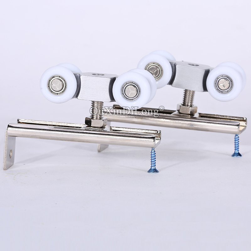 Brand Hardware Furniture - ยี่ห้อใหม่ 2PCS Heavy Duty เลื่อนประตูลูกกลิ้ง 4