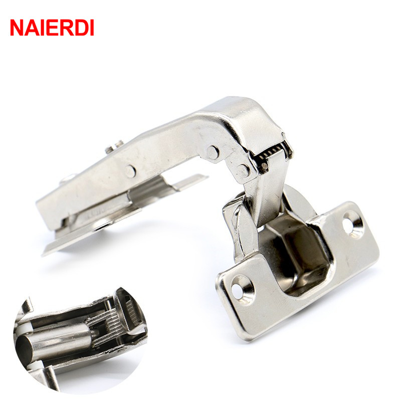 Cabinet Hinge Overlay - NAIERDI 90 องศาบานพับไฮดรอลิกมุม 90 มุมพับบานพับประตูตู้เฟอร์นิเจอร์ฮาร์ดแวร์สำหรับห้องครัวตู้