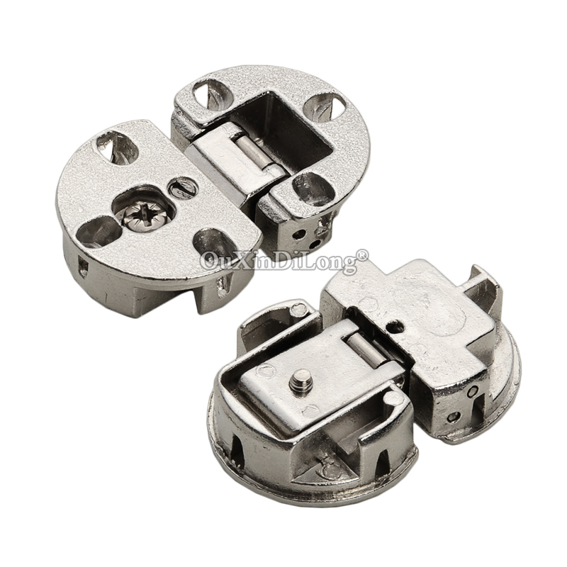 Brand Hardware Furniture - บานพับประตูตู้แบบซ่อน 8 ชิ้น/ชุด บานพับแบบซ่อนสำหรับเฟอร์นิเจอร์ อุปกรณ์ฮาร์ดแวร์เฟอร์นิเจอร์