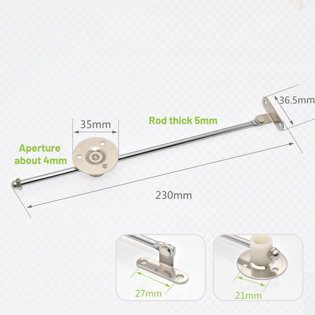 Brand Hardware Furniture - บานพับประตูแบบแบนคุณภาพสูง ทนทานต่อการสึกหรอ สีเงิน ขนาด 230 มม.