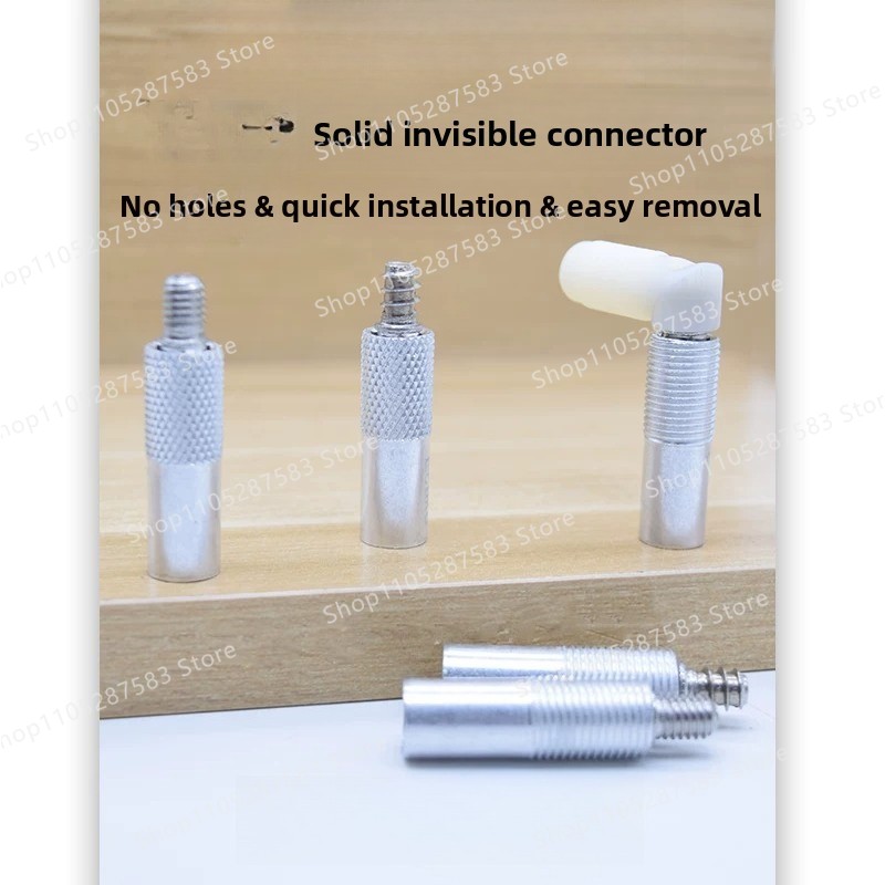 Furniture Screw Type - ตัวเชื่อมต่อแบบแข็งแรง ทนทาน มองไม่เห็น 2-in-1 แม่เหล็กยึดติดแบบไม่มีรูพรุน สำหรับงานไม้