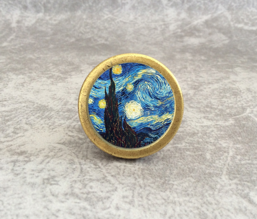 Starry Sky Dresser Knob Art ลู - Unique Furniture Hardware บทวิจารณ์และราคา