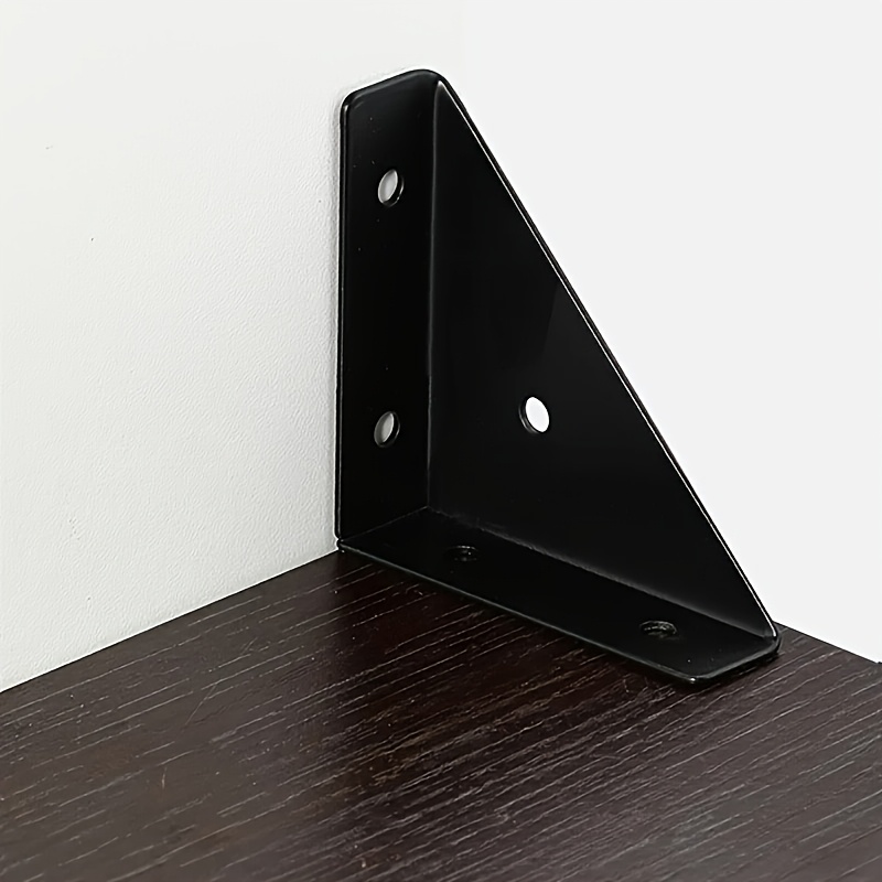 ชุดขายึดรูปสามเหลี่ยมสีดำขนาดใ - Shelf Bracket Pair บทวิจารณ์และราคา