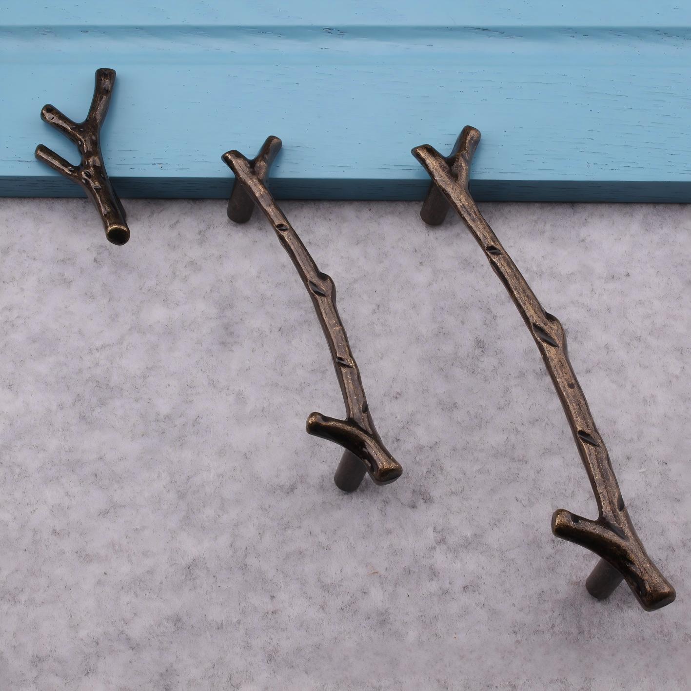 มือจับลิ้นชักตู้ครัวสีบรอนซ์ดำ - Unique Furniture Hardware บทวิจารณ์และราคา