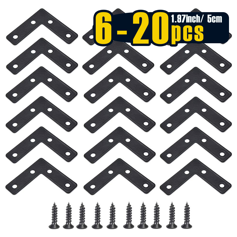 6-20 ชิ้น, 50 มม. (1.97 นิ้ว)  - Shelf Bracket Pair บทวิจารณ์และราคา
