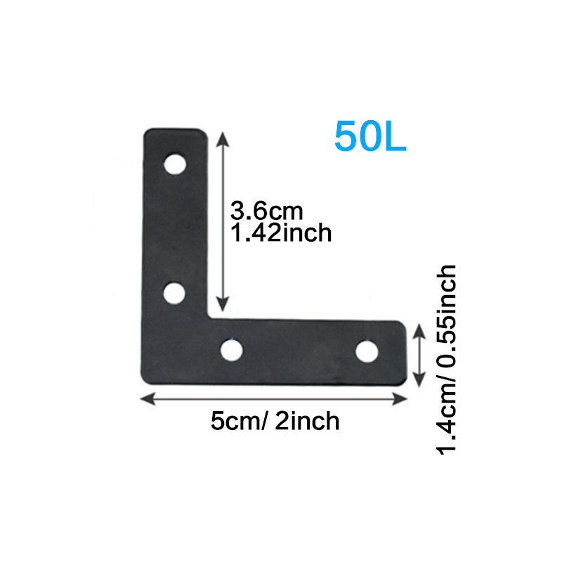 6-20 ชิ้น, 50 มม. (1.97 นิ้ว)  - Shelf Bracket Pair บทวิจารณ์และราคา
