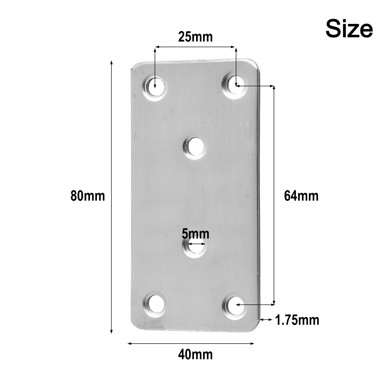 ขายึดเหล็กสแตนเลสแบบมุมฉาก 10  - Shelf Bracket Pair บทวิจารณ์และราคา