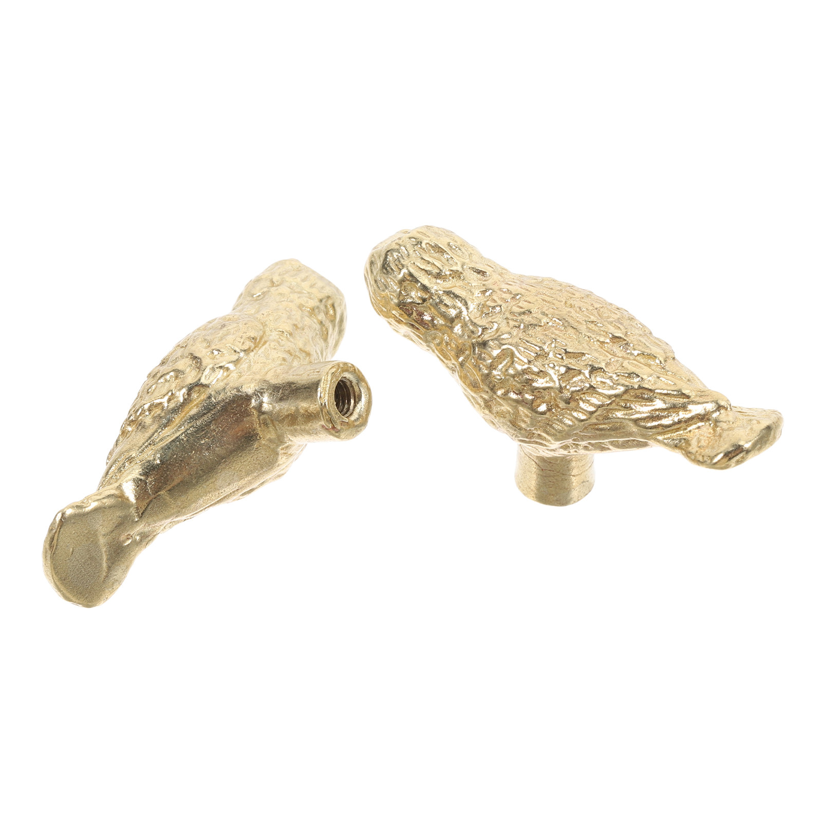 มือจับตู้ทองเหลืองลายนกฮูก 2 ช - Unique Furniture Hardware บทวิจารณ์และราคา