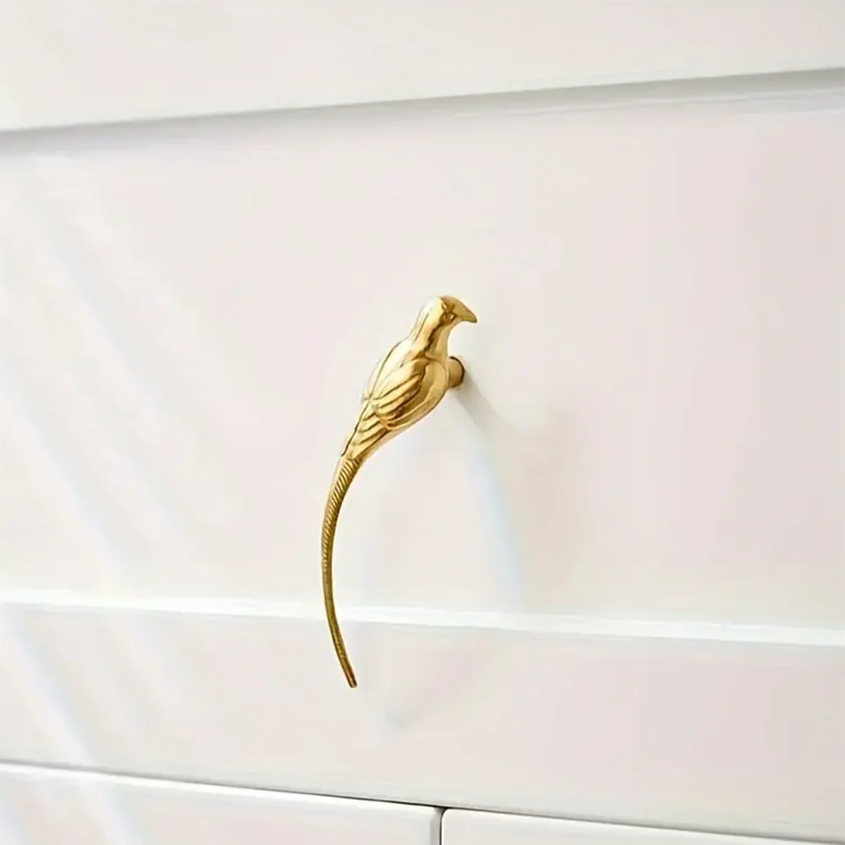 ที่จับลิ้นชักรูปนกสีทอง - ที่จ - Unique Furniture Hardware บทวิจารณ์และราคา