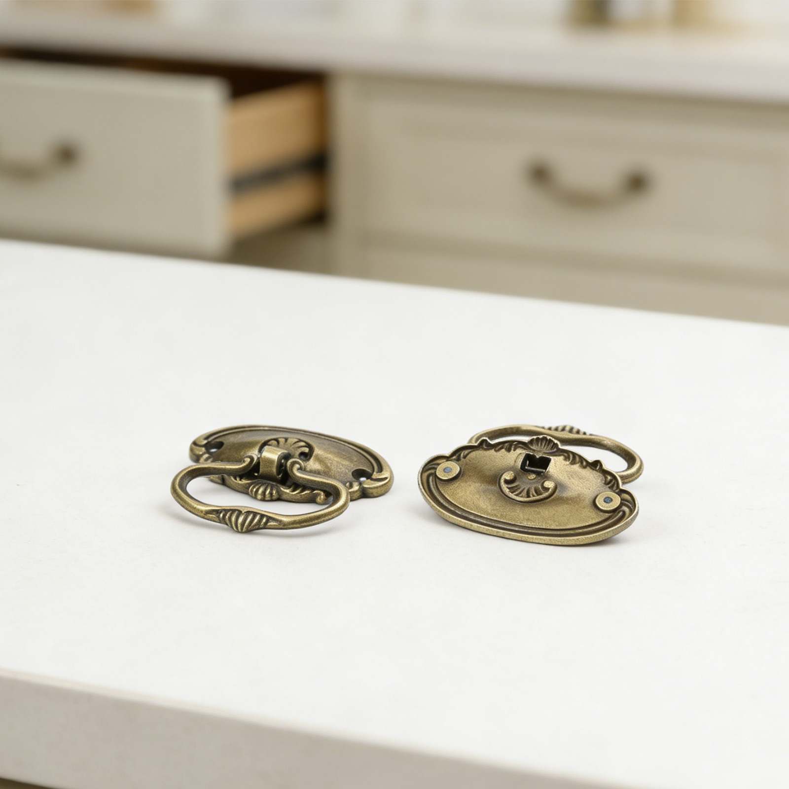 มือจับเฟอร์นิเจอร์สีบรอนซ์ ดีไ - Unique Furniture Hardware บทวิจารณ์และราคา