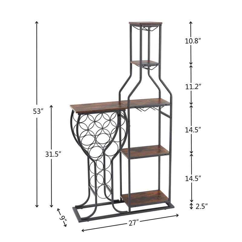 Z@*ชั้นวางไวน์เหล็กสไตล์ยุโรปแ - Z. A. Furniture บทวิจารณ์และราคา