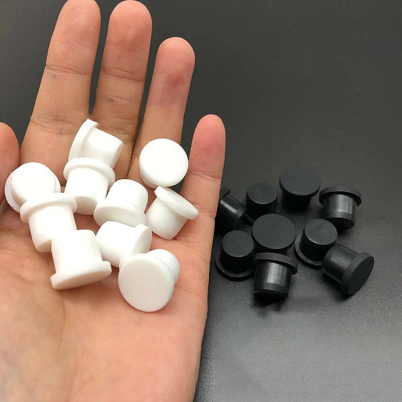 ปลั๊กซิลิโคนสีดำขาวแบบแข็ง 2.7 - Furniture Screw Type บทวิจารณ์และราคา