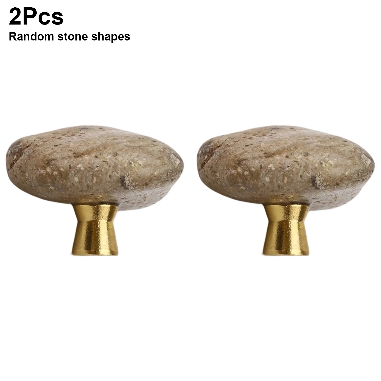2 ชิ้นที่ไม่ซ้ำกันสร้างสรรค์หิ - Unique Furniture Hardware บทวิจารณ์และราคา