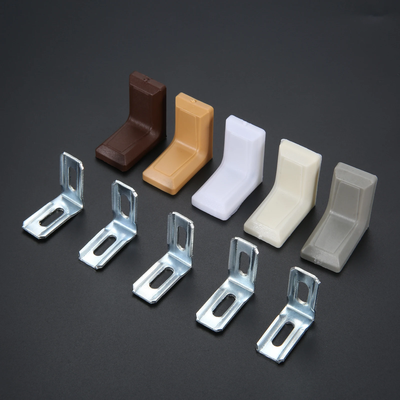 20 ชิ้น 90 องศา L รูปร่างวงเล็ - Shelf Bracket Pair บทวิจารณ์และราคา