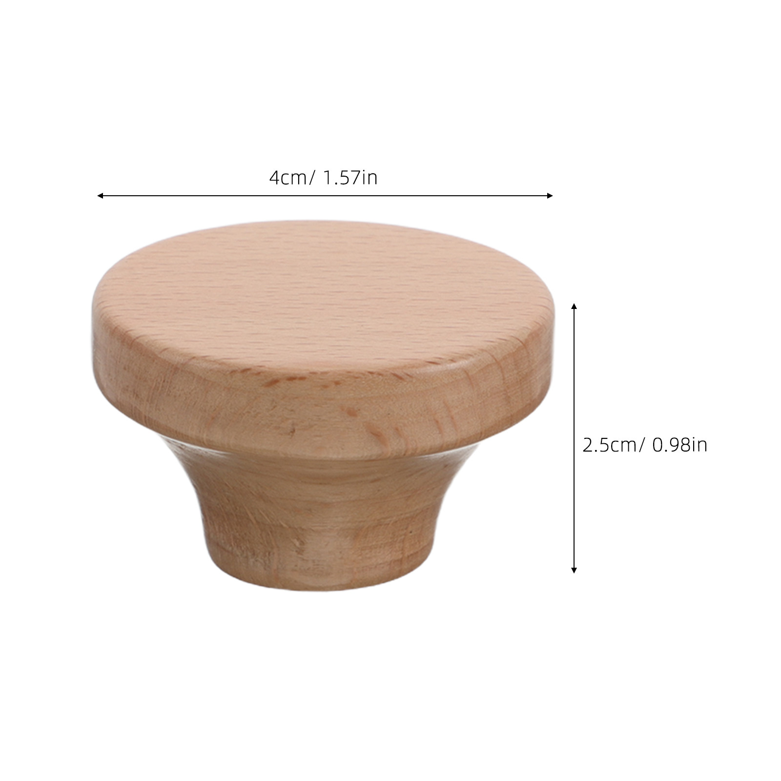 มือจับตู้ไม้เนื้อแข็งทรงกลม 4  - Furniture Hardware Replacement บทวิจารณ์และราคา