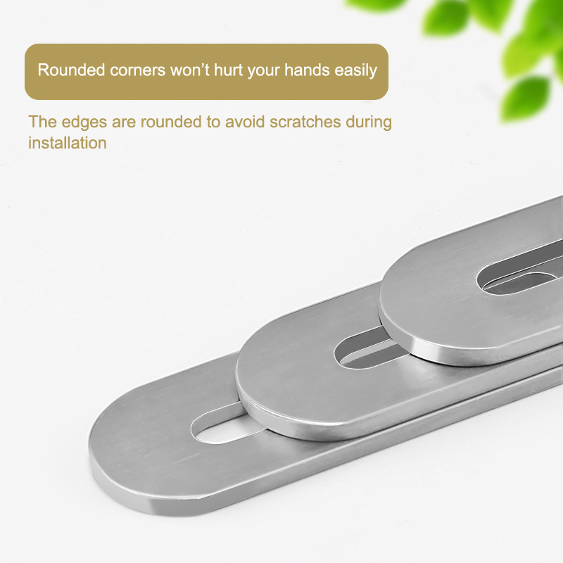 เหล็กฉากสแตนเลสแบบแบนสำหรับซ่อ - Shelf Bracket Pair บทวิจารณ์และราคา