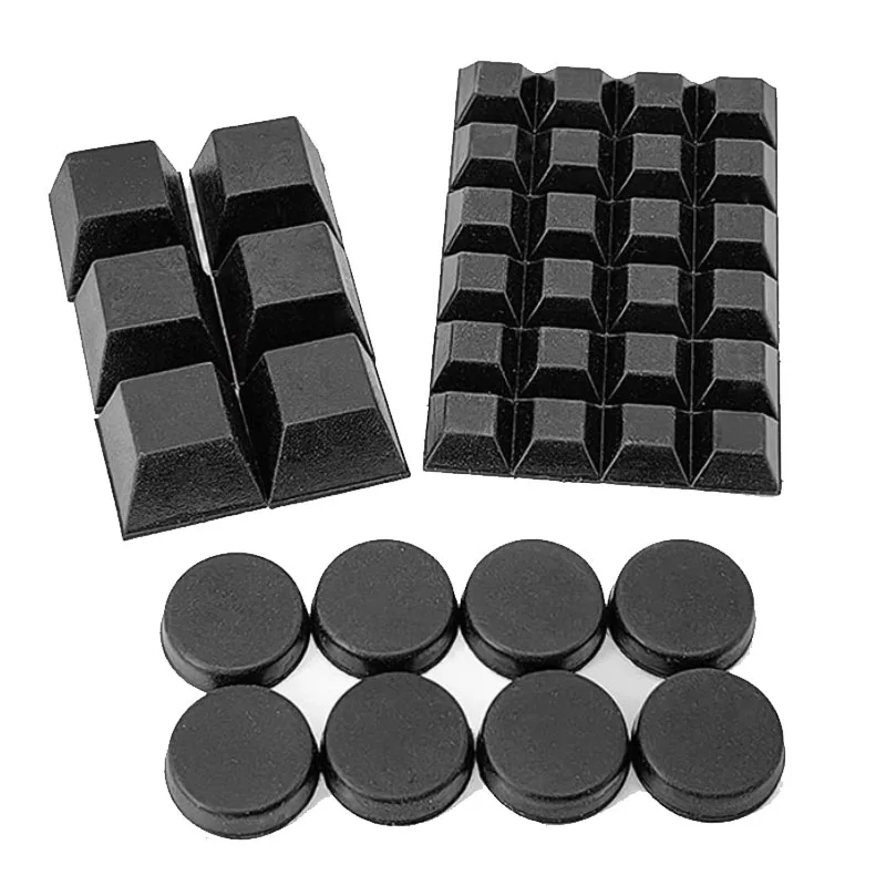 Self-AdhesiveยางฟุตขาPads Anti - Cabinet Hinge Overlay บทวิจารณ์และราคา