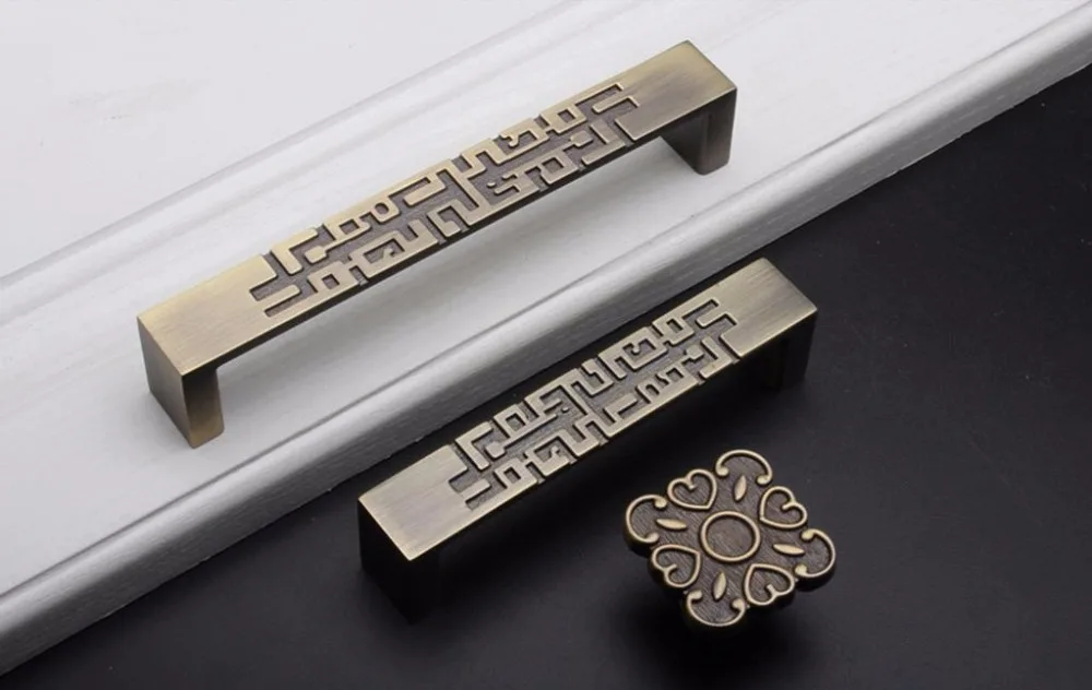 2 ชิ้นสไตล์จีนลิ้นชักลิ้นชักดึ - Unique Furniture Hardware บทวิจารณ์และราคา