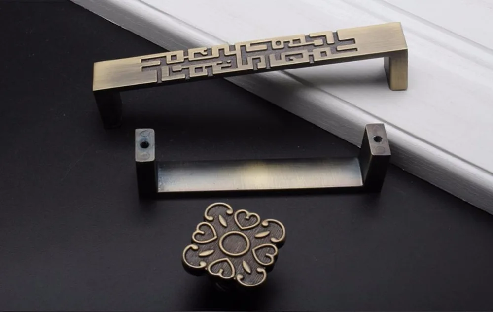 2 ชิ้นสไตล์จีนลิ้นชักลิ้นชักดึ - Unique Furniture Hardware บทวิจารณ์และราคา