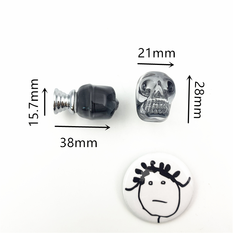 LCH คริสตัล Skull Shaped ลูกบิ - Unique Furniture Hardware บทวิจารณ์และราคา