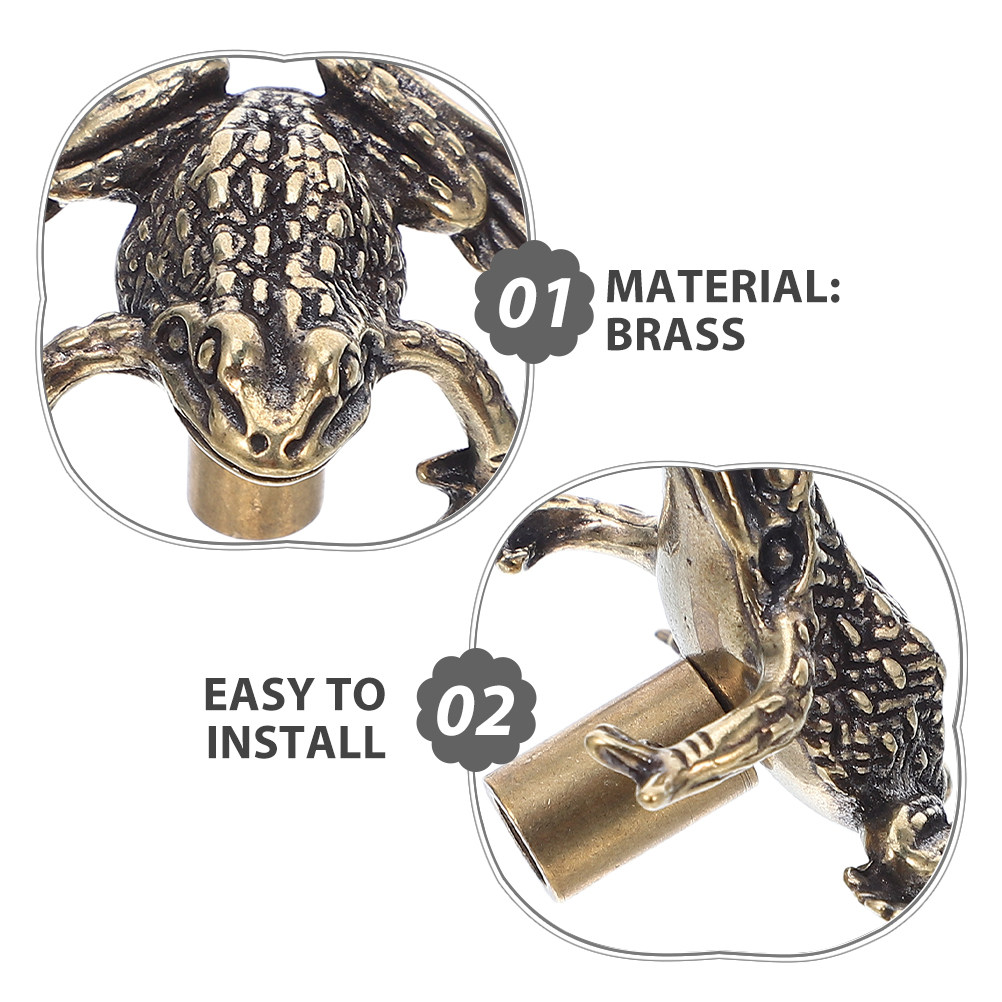 มือจับประตูทองเหลืองรูปคางคก 2 - Unique Furniture Hardware บทวิจารณ์และราคา