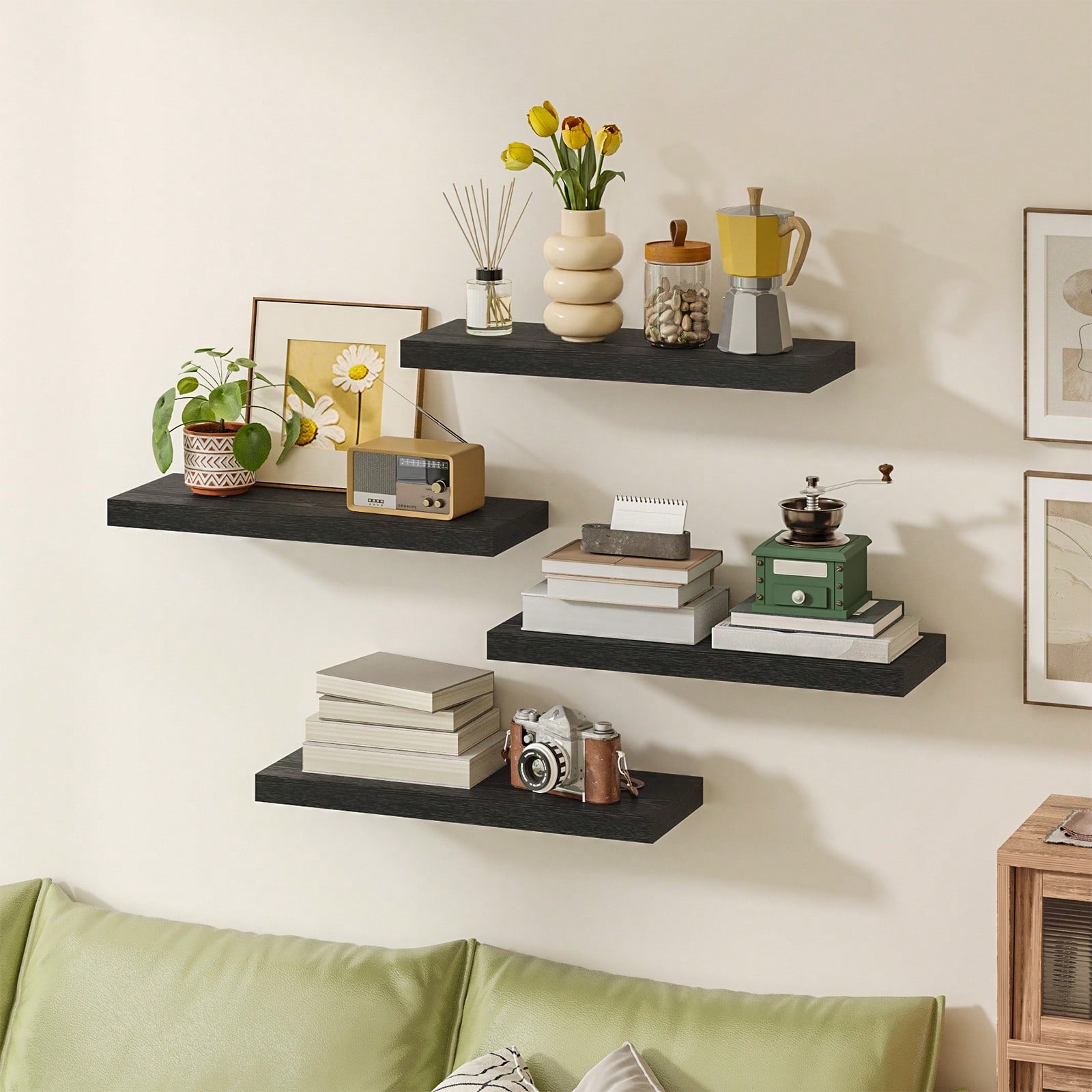 ชุดชั้นวางของแบบลอยตัว 4 ชิ้น  - Shelf Bracket Pair บทวิจารณ์และราคา