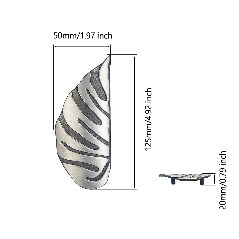 สังกะสีอัลลอยด์ Monstera Leaf  - Unique Furniture Hardware บทวิจารณ์และราคา